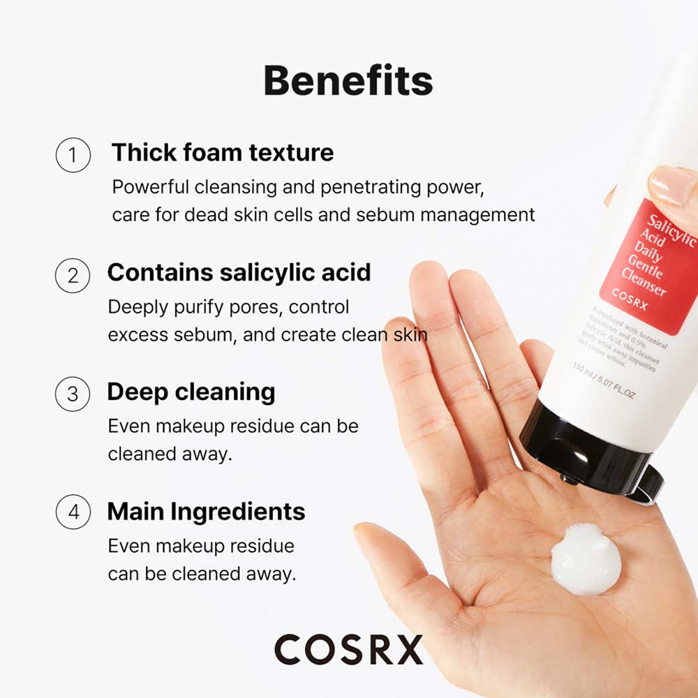 COSRX  Salicylic Acid Daily Gentle Cleanser 150ml