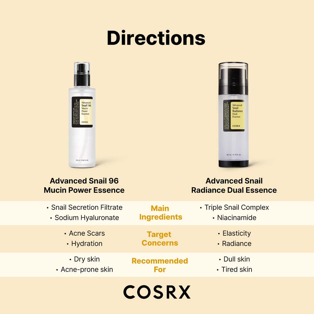 COSRX Advanced Snail Radiance Dual Essence 80ml