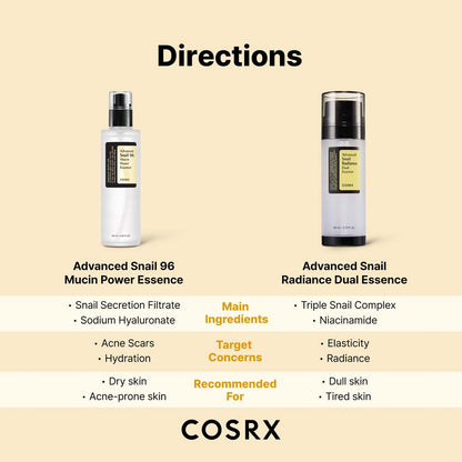 COSRX Advanced Snail Radiance Dual Essence 80ml