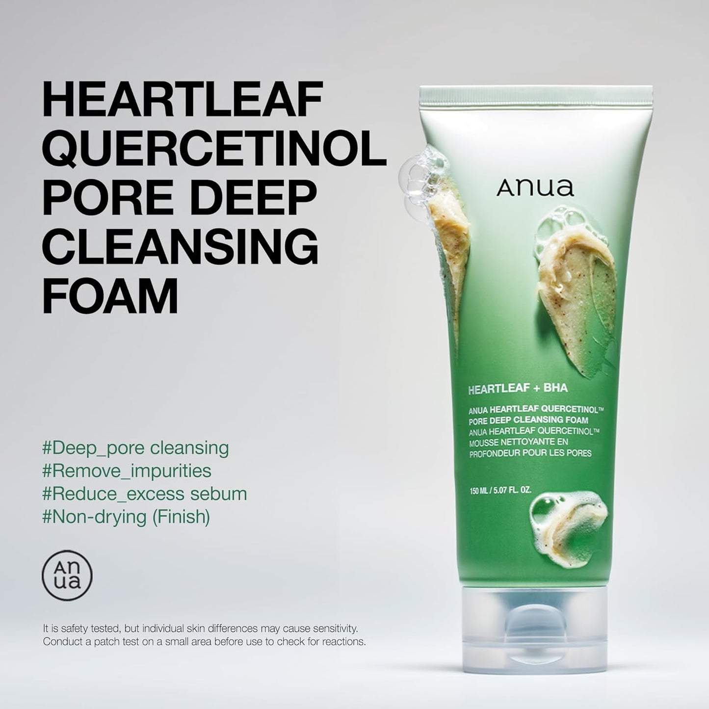 ANUA *renewal* Heartleaf Quercetinol Pore Deep Cleansing Foam 150ml