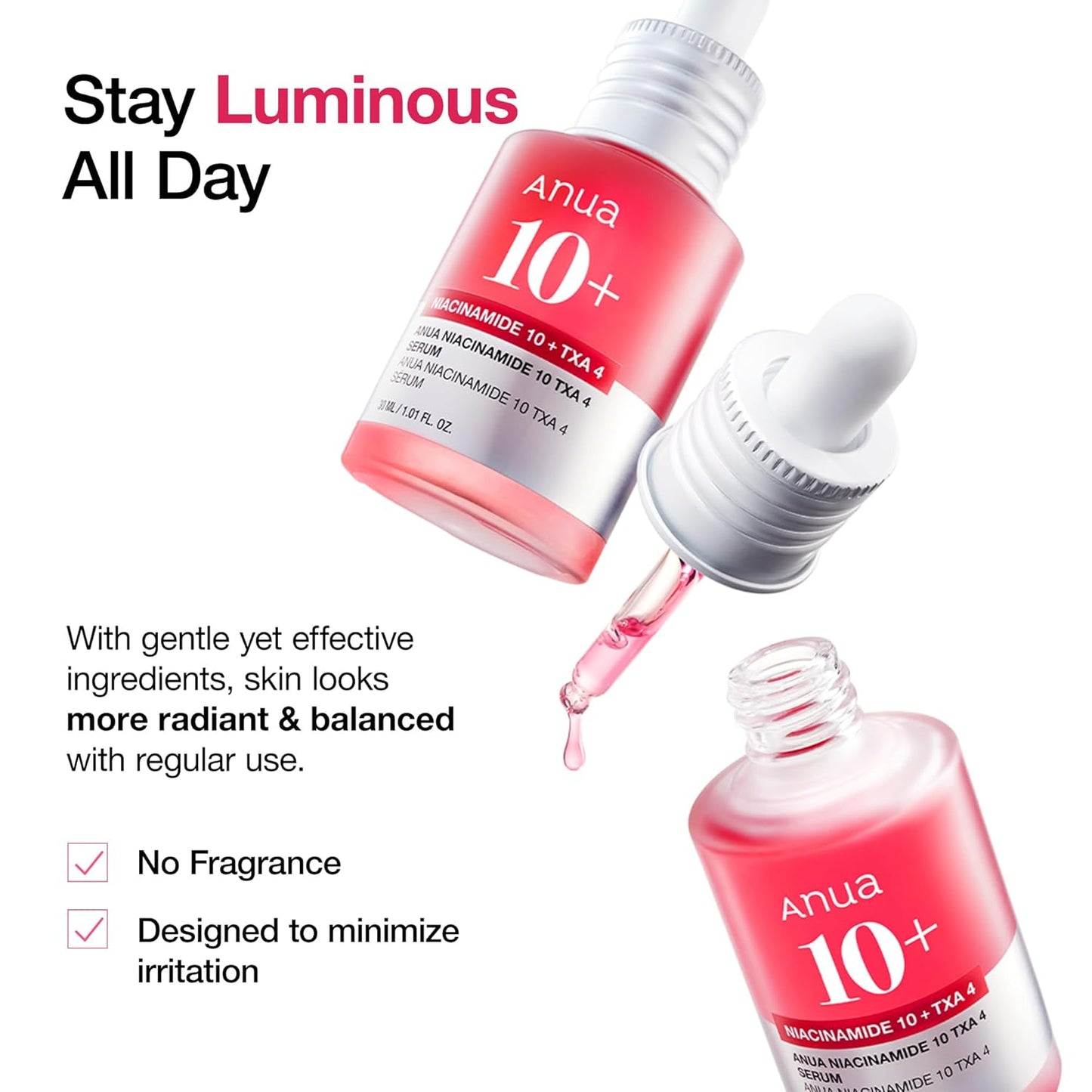 ANUA *renewal* Niacinamide 10% + TXA 4% Dark Spot Correcting Serum 30ml
