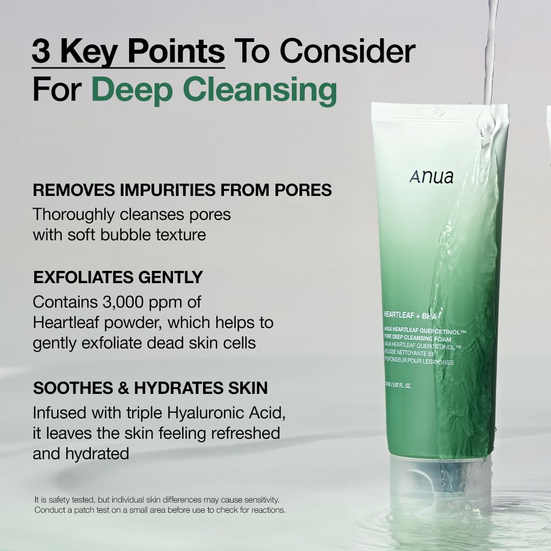 ANUA *renewal* Heartleaf Quercetinol Pore Deep Cleansing Foam 150ml
