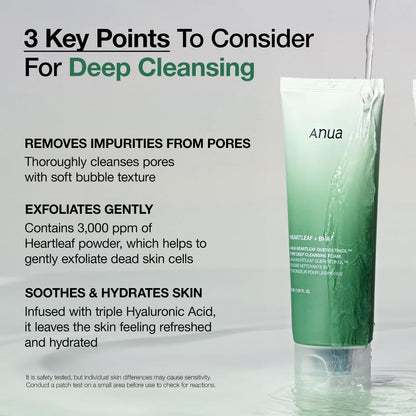 ANUA *renewal* Heartleaf Quercetinol Pore Deep Cleansing Foam 150ml