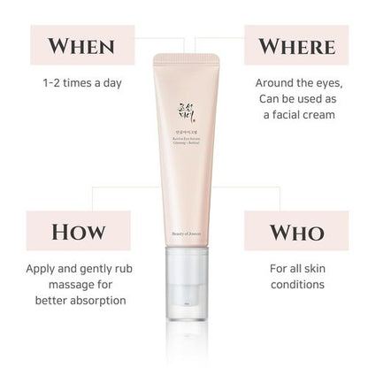 Beauty of Joseon Revive Eye Serum: Ginseng + Retinal 30ml