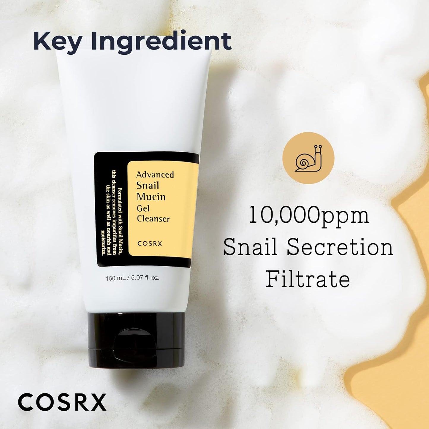 COSRX Advanced Snail Mucin Power Gel Cleanser 150ml