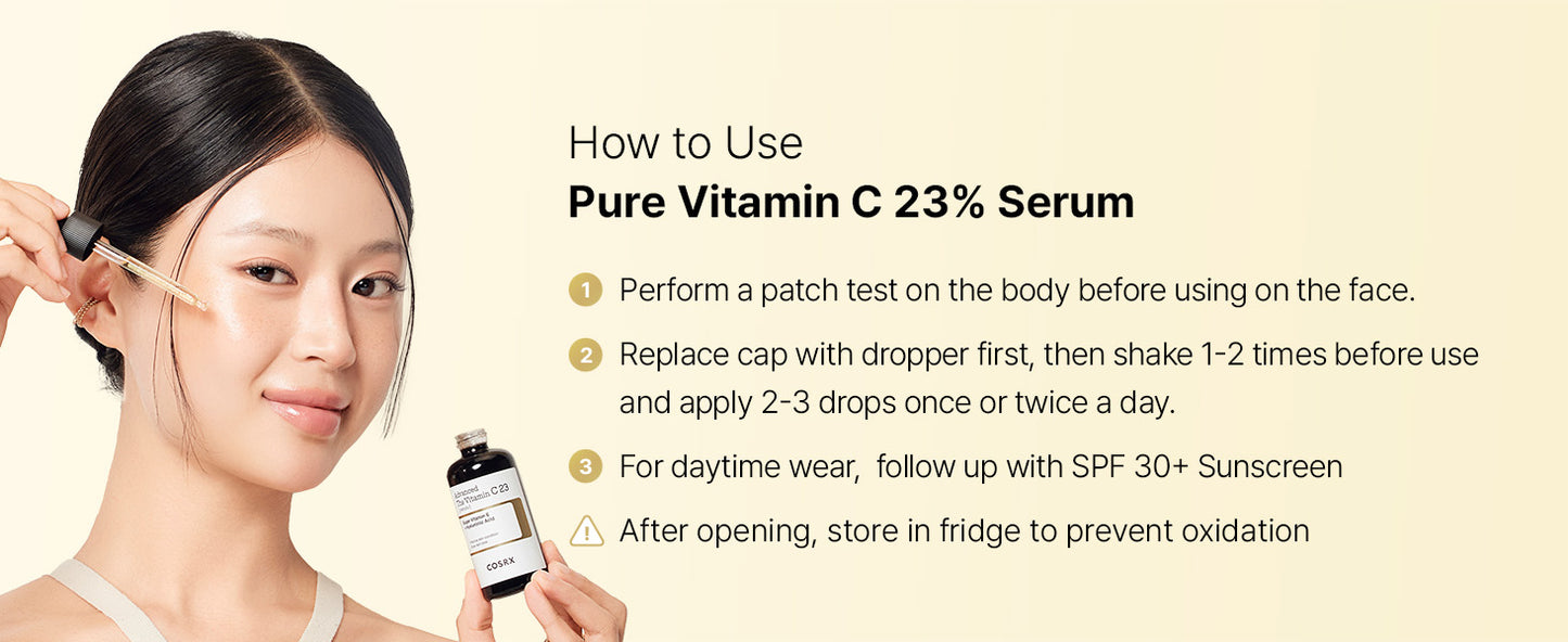 COSRX  *renewal* Advanced The Vitamin C 23 serum 20ml
