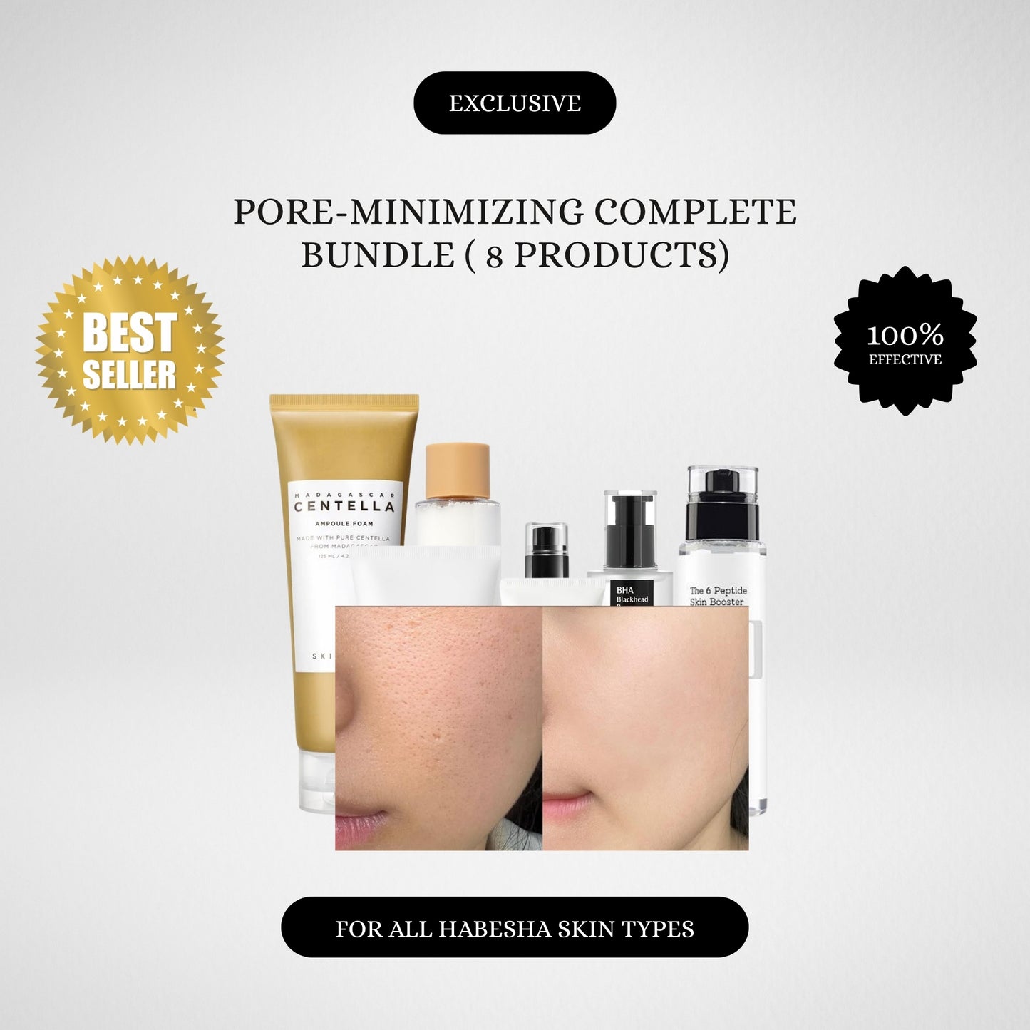 Pore- Minimizing Complete Bundle ናይ ዓቢ መናፊት ገጽ መጽረዪ ኮምቦ