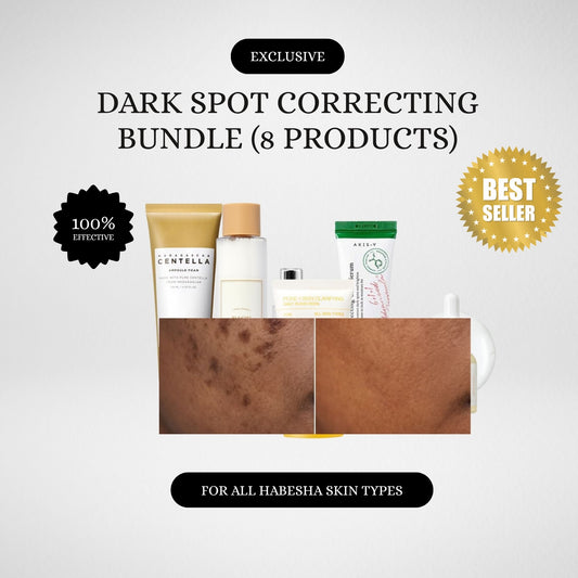 Dark Spot Correcting Bundle for all skin types ✨ ( ጸሊም ነጠብጣብ መጽረዪ ኮምቦ) ንኩሉ ዓይነት ገጽ)