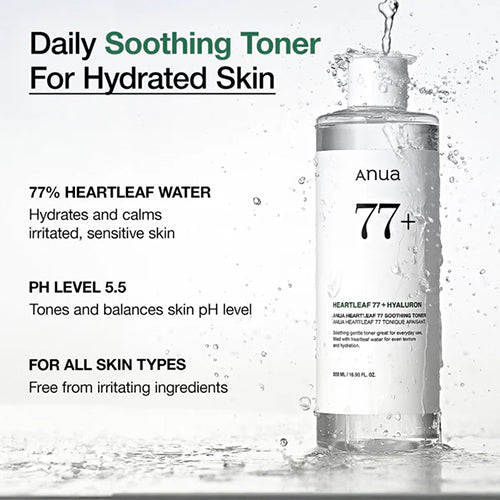 Anua  Heartleaf 77% Soothing Toner 250ml