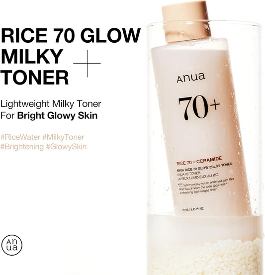 Anua Rice 70 Glow Milky Toner 250ml